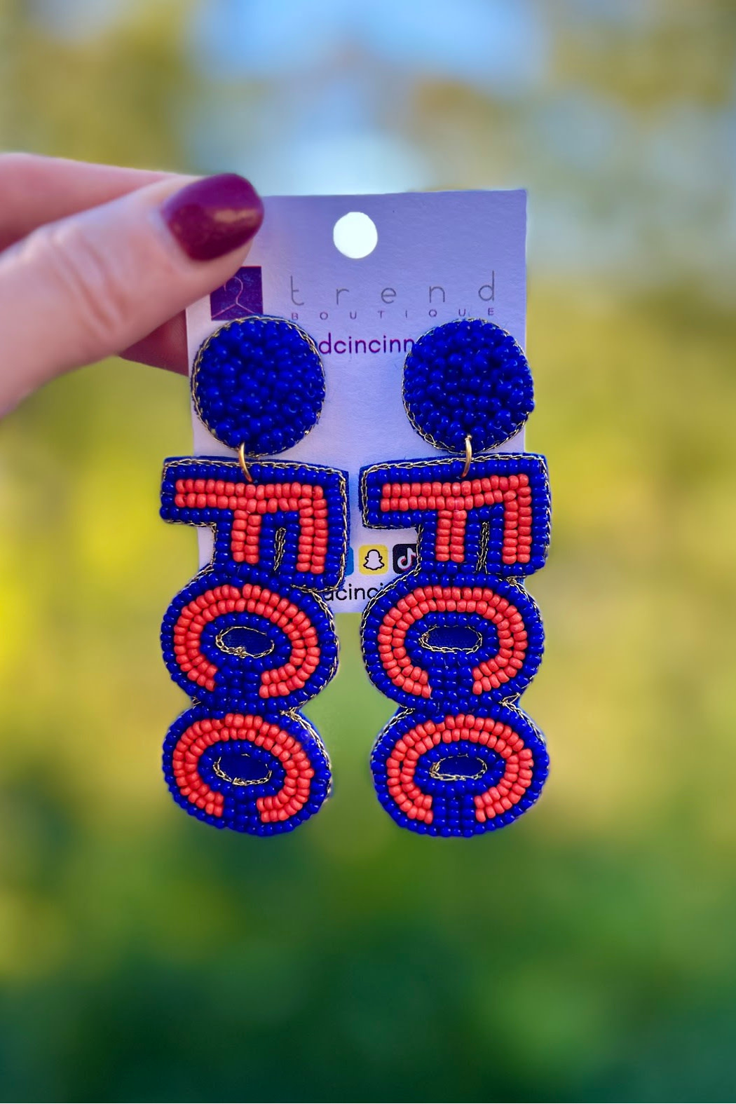 Trend Boutique FCC Beaded Earrings