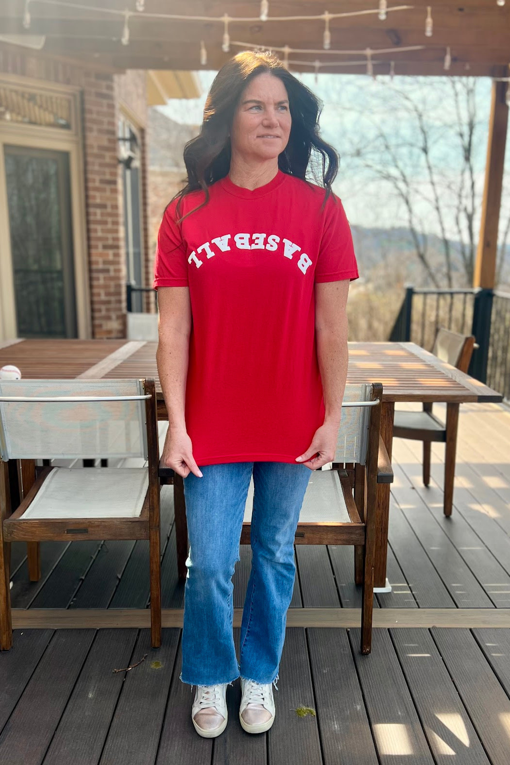 Comfort Color Baseball puff tee
