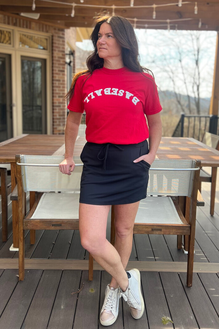 Comfort Color Baseball puff tee
