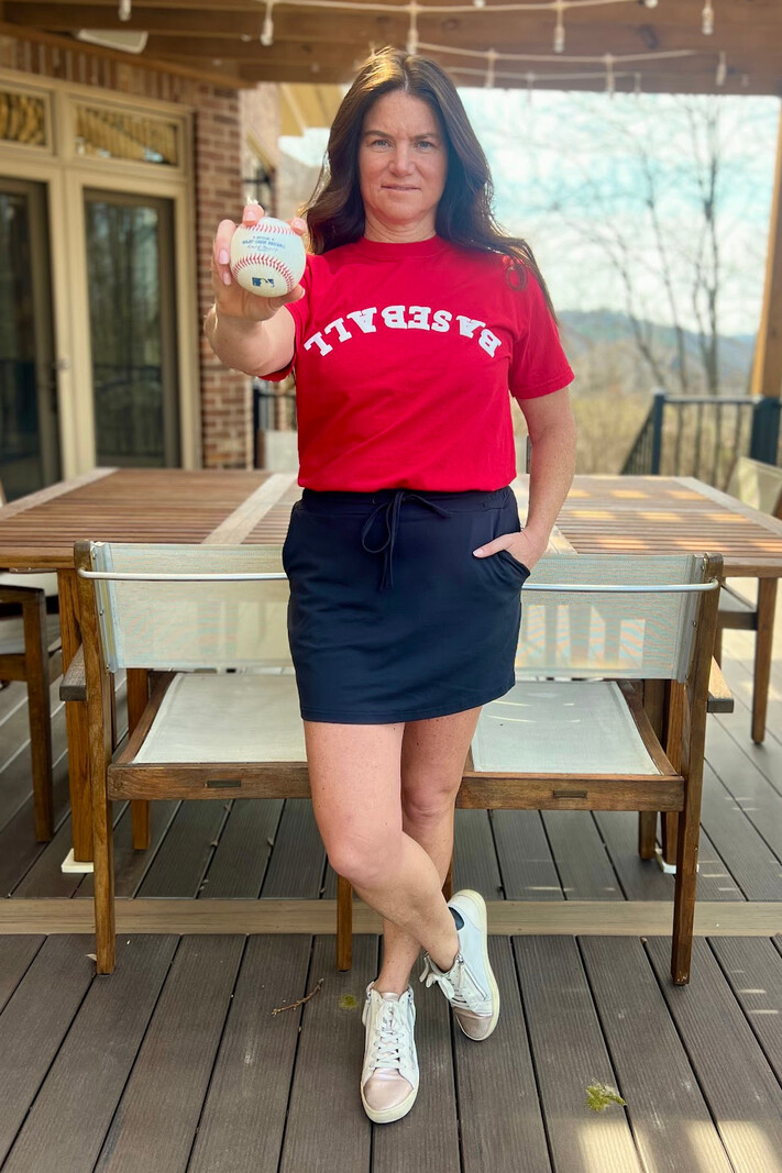 Comfort Color Baseball puff tee