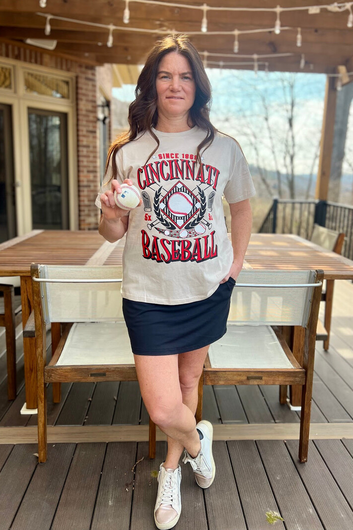 Trend Boutique Cincinnati Baseball tee
