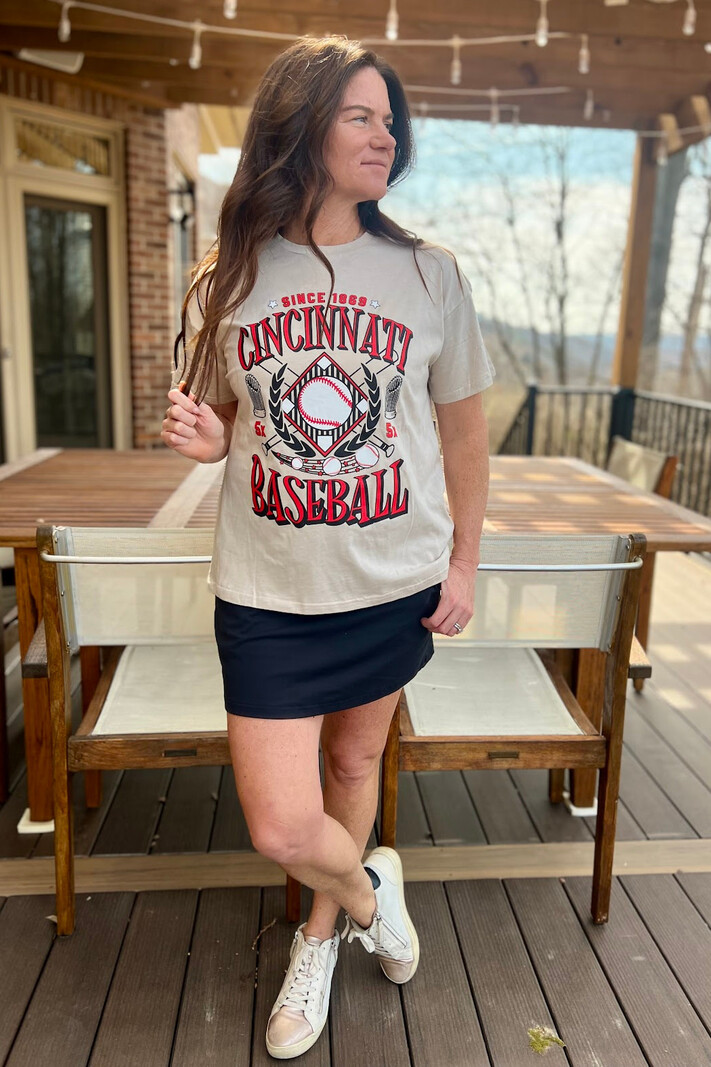 Trend Boutique Cincinnati Baseball tee