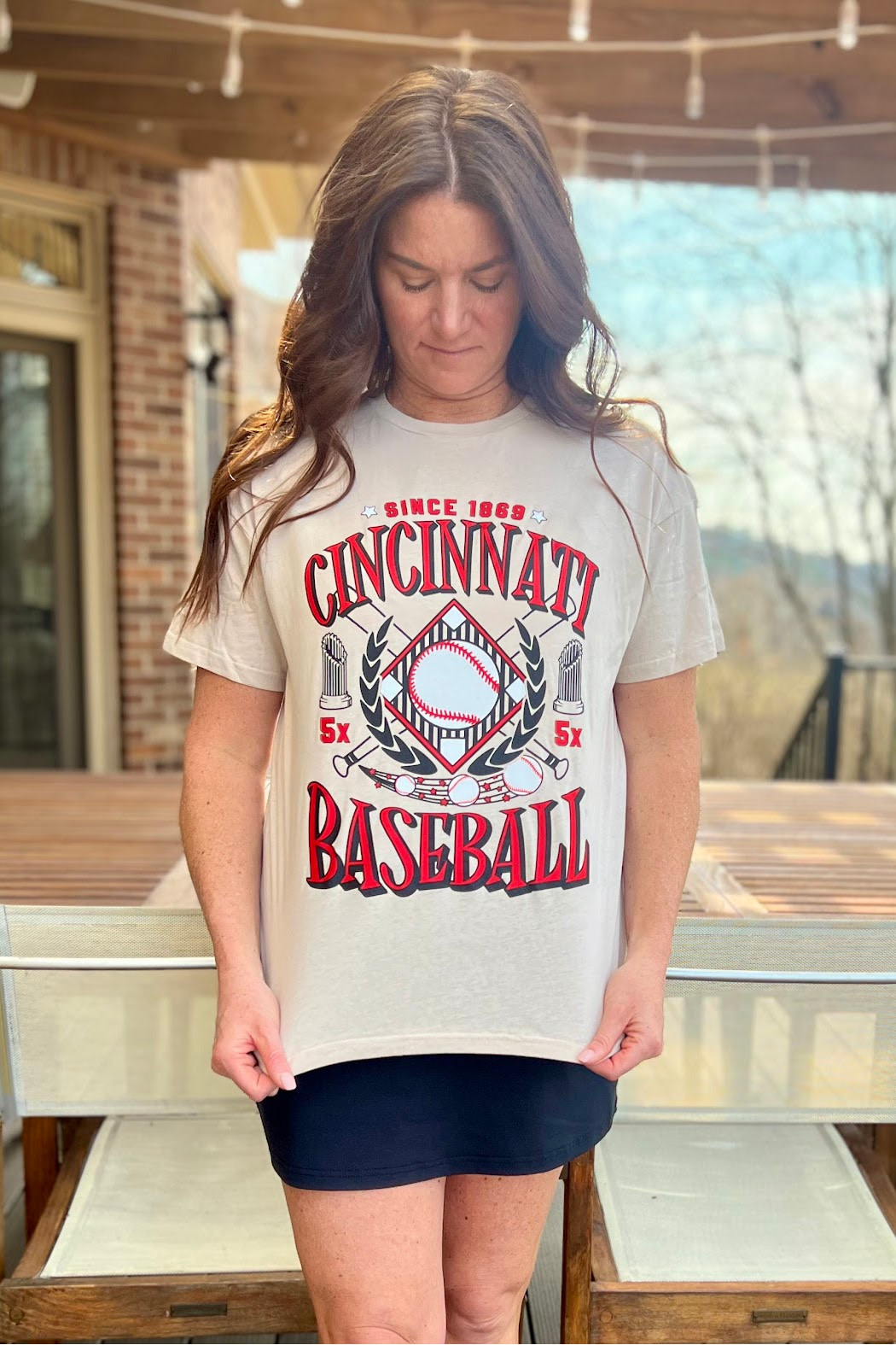 Trend Boutique Cincinnati Baseball tee