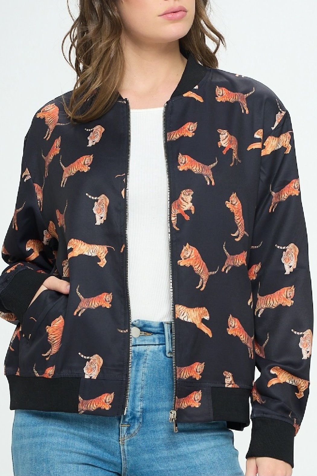 SM Wardrobe Tiger Bomber Jacket