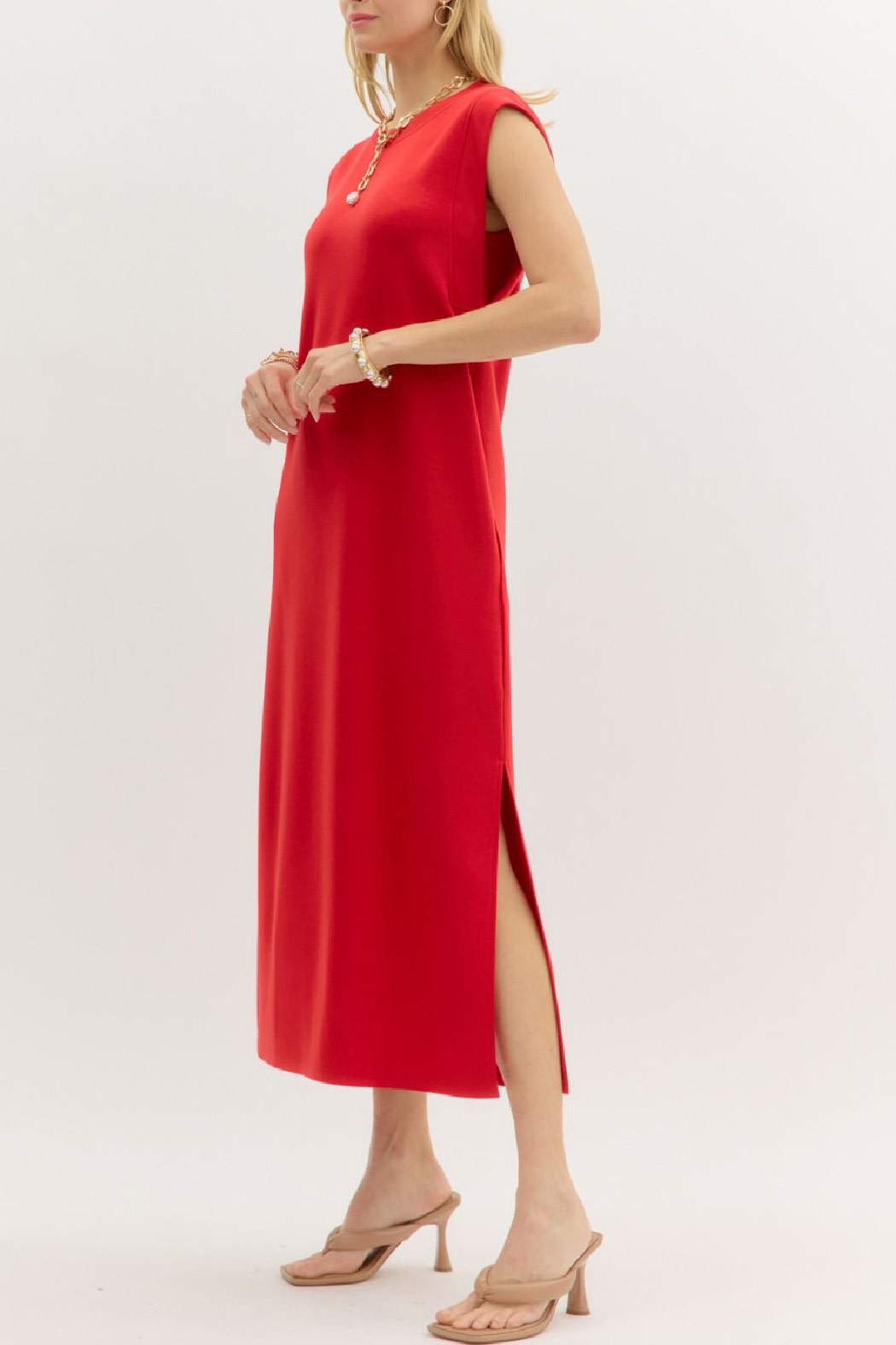 Entro Solid maxi dress