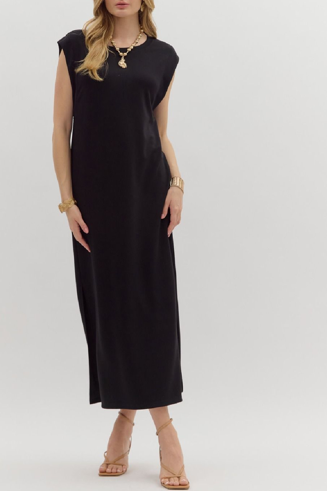 Entro Solid maxi dress