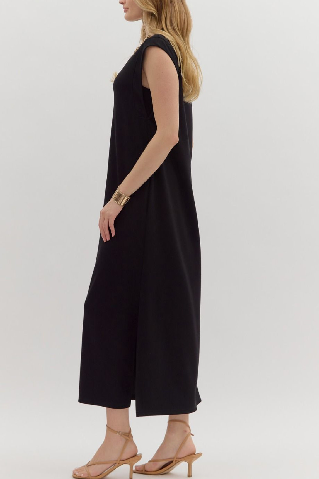Entro Solid maxi dress