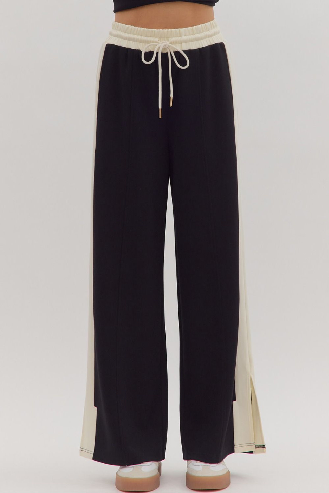 Entro Contrast Stripe Pants