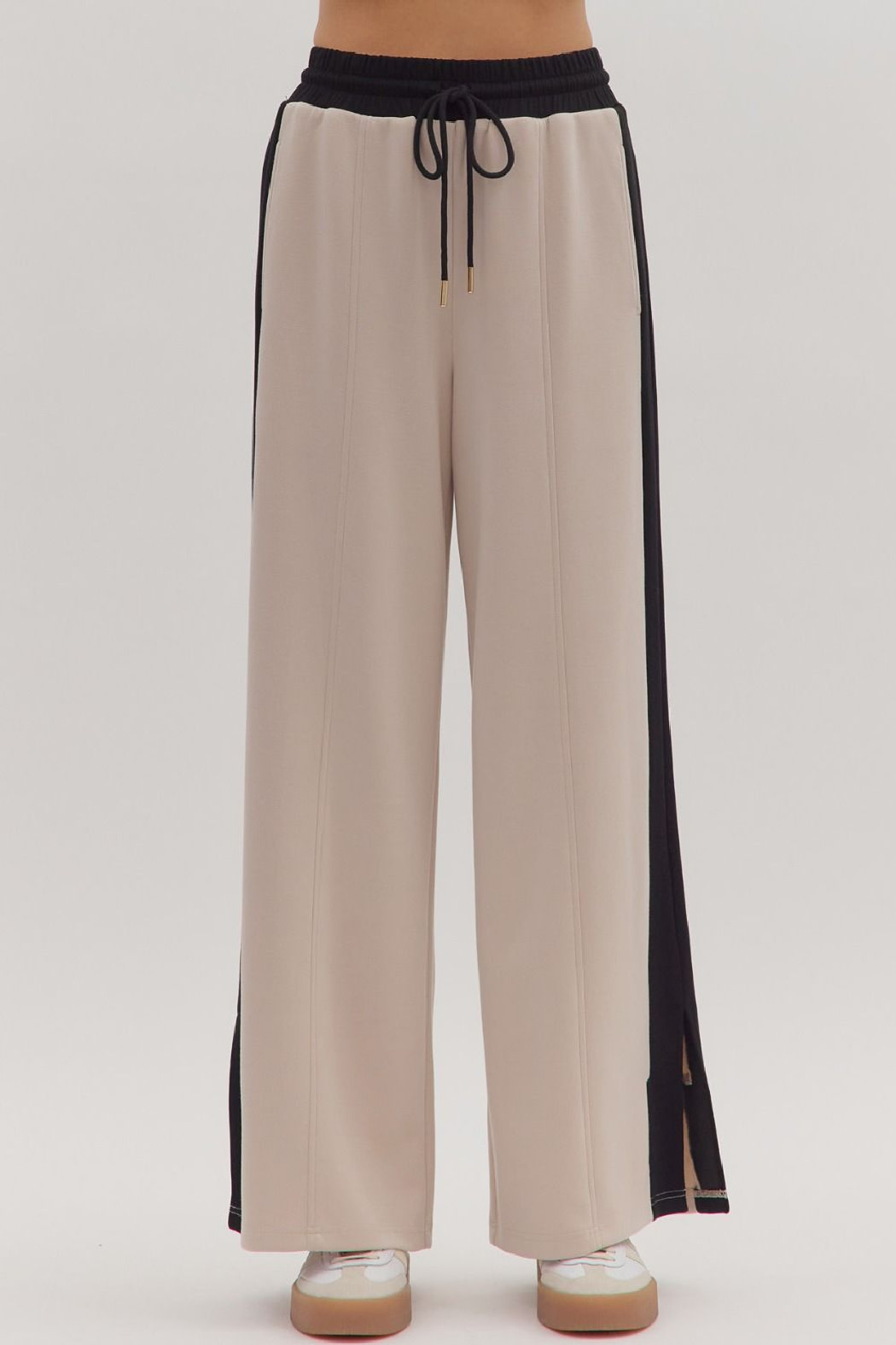 Entro Contrast Stripe Pants