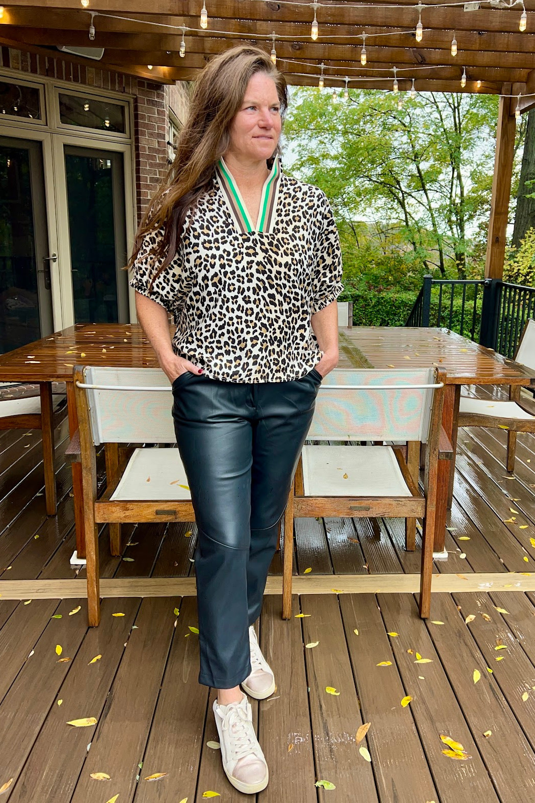 Entro Leopard print Top