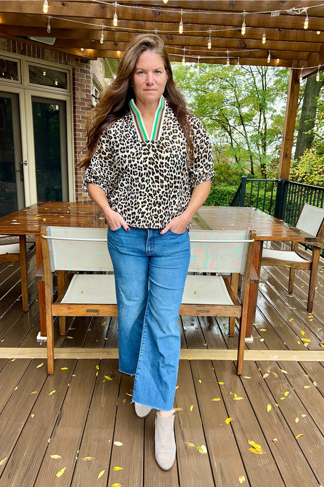 Entro Leopard print Top