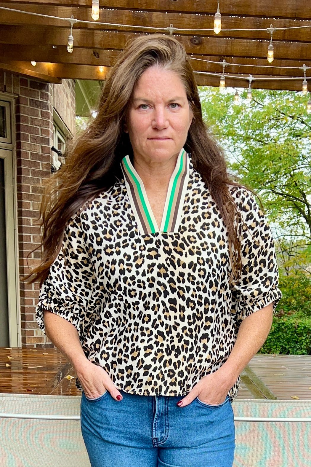 Entro Leopard print Top