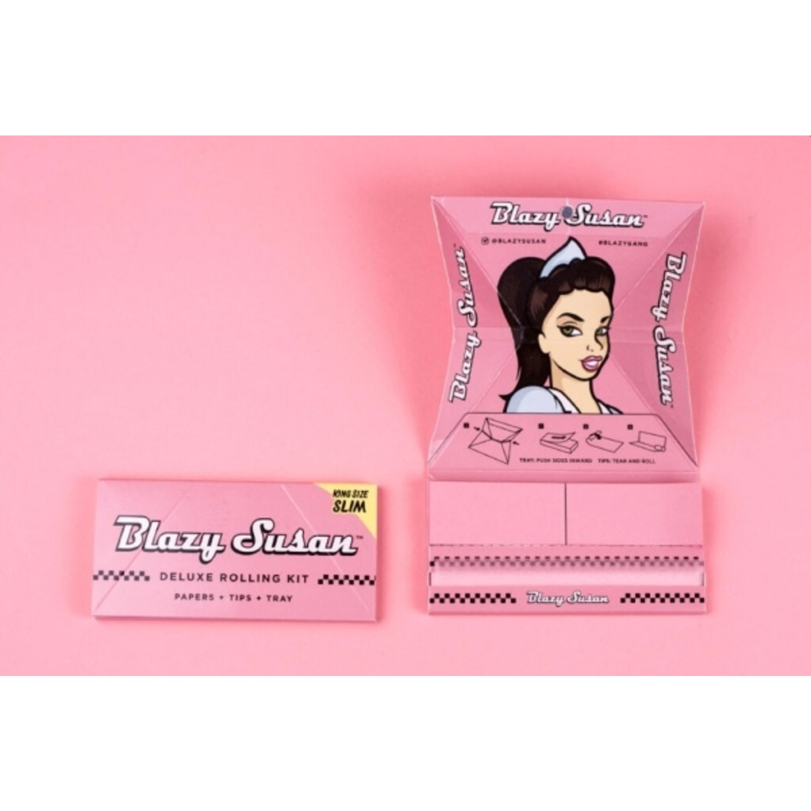 Blazy Susan Deluxe Pink Rolling Kit