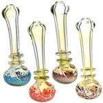 AFG Glass 4.5" Fumed & Speckled Spoon Pipe