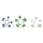 White Rhino Flower Glass Screens 4pk