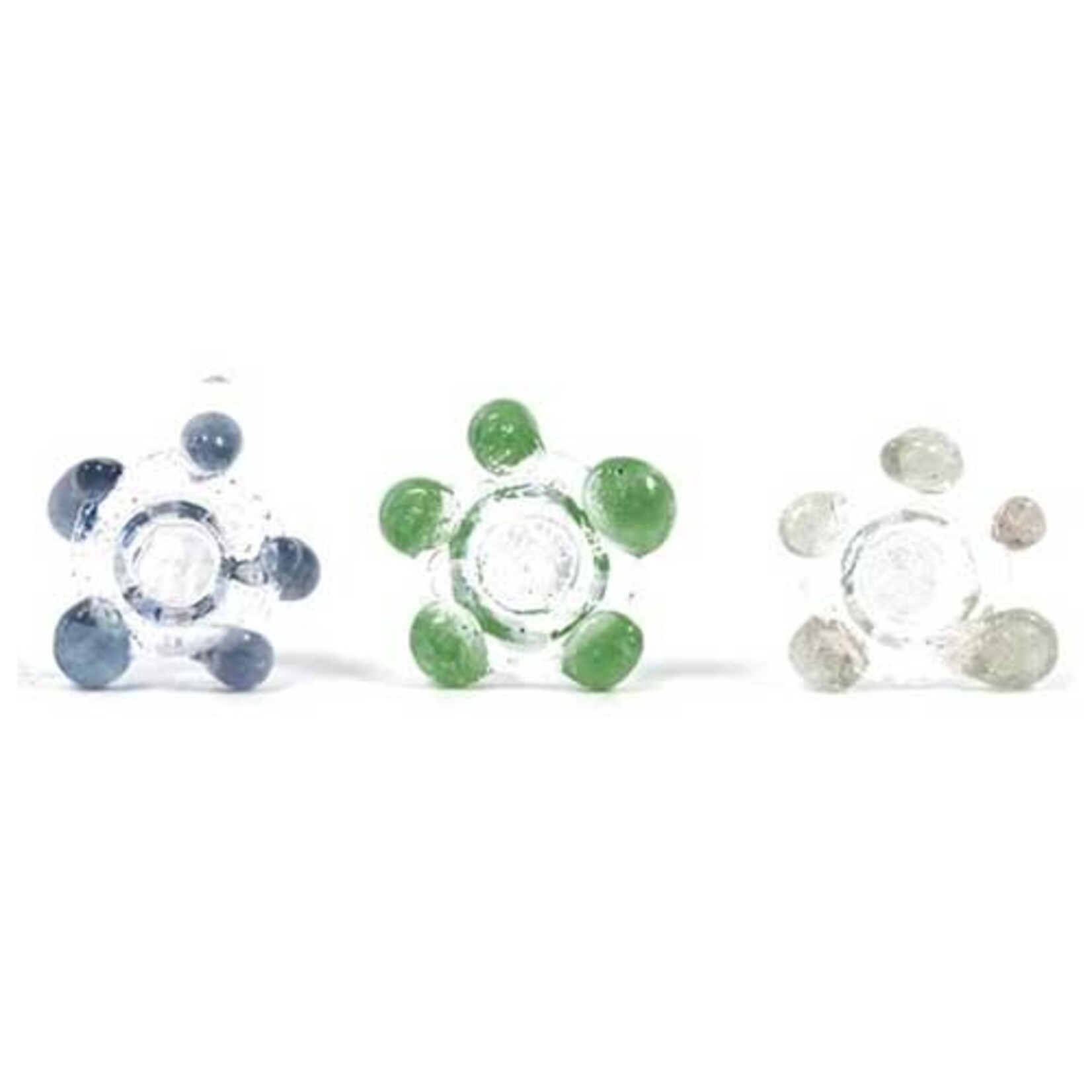 White Rhino Flower Glass Screen