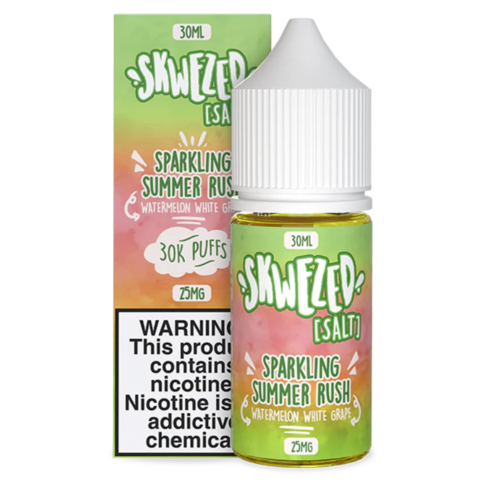Skwezed Sparkling Summer Rush (Watermelon White Grape) Nic Salt