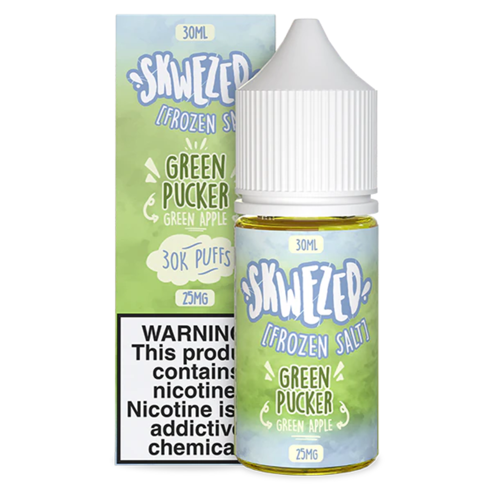 Skwezed Frozen Green Pucker (Green Apple Ice) Nic Salt