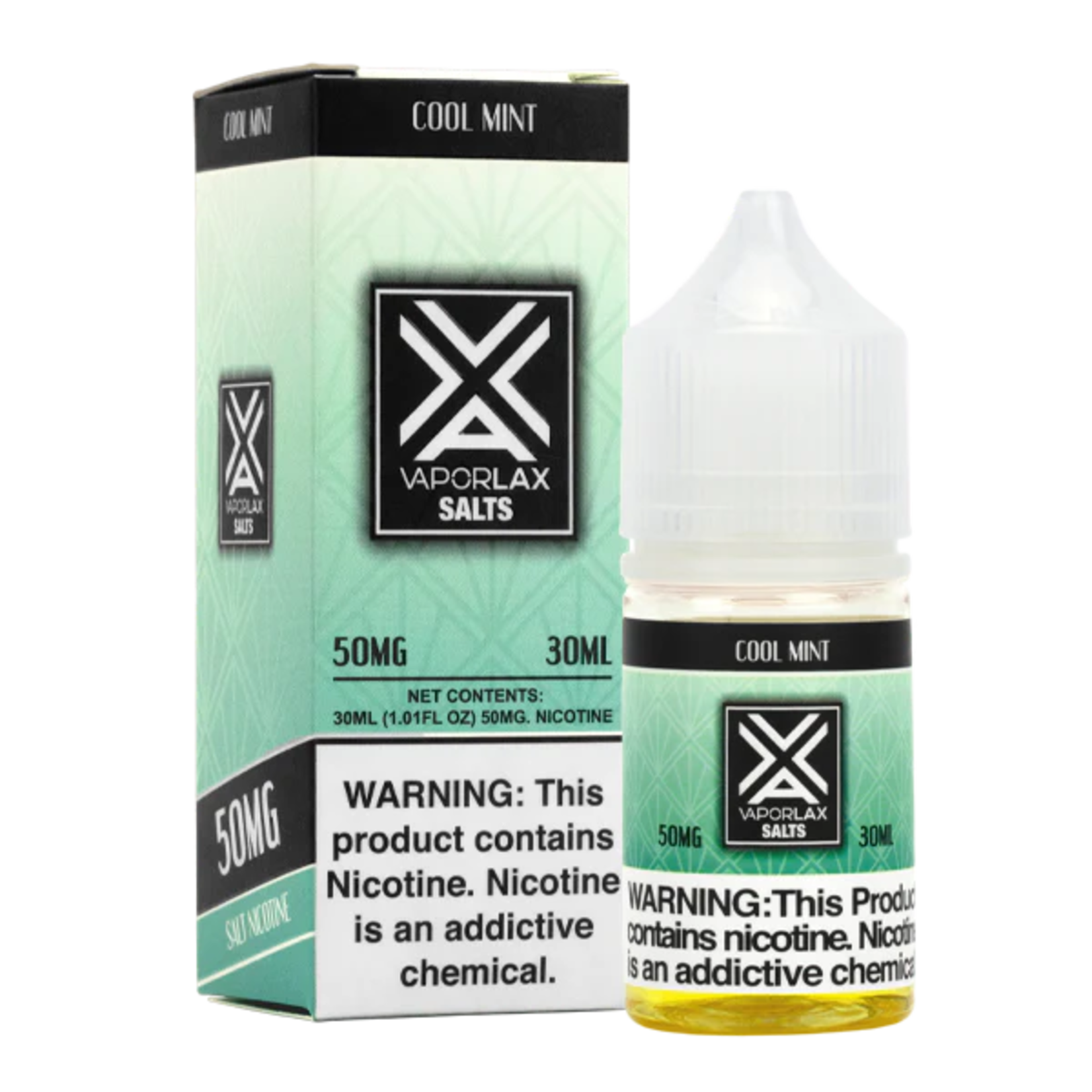 VaporLax Salts Cool Mint Nic Salt 30ml 25mg