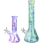 AFG Glass Marbled Glass Beaker Water Pipe
