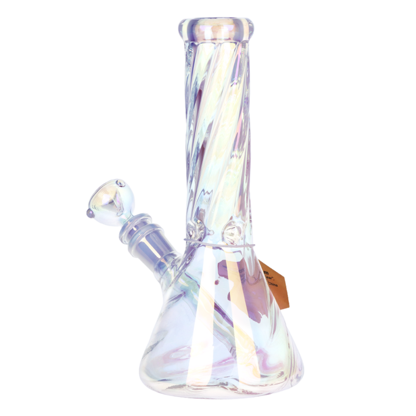 SeshGear 8.5" Positive Twist Glass Beaker Water Pipe
