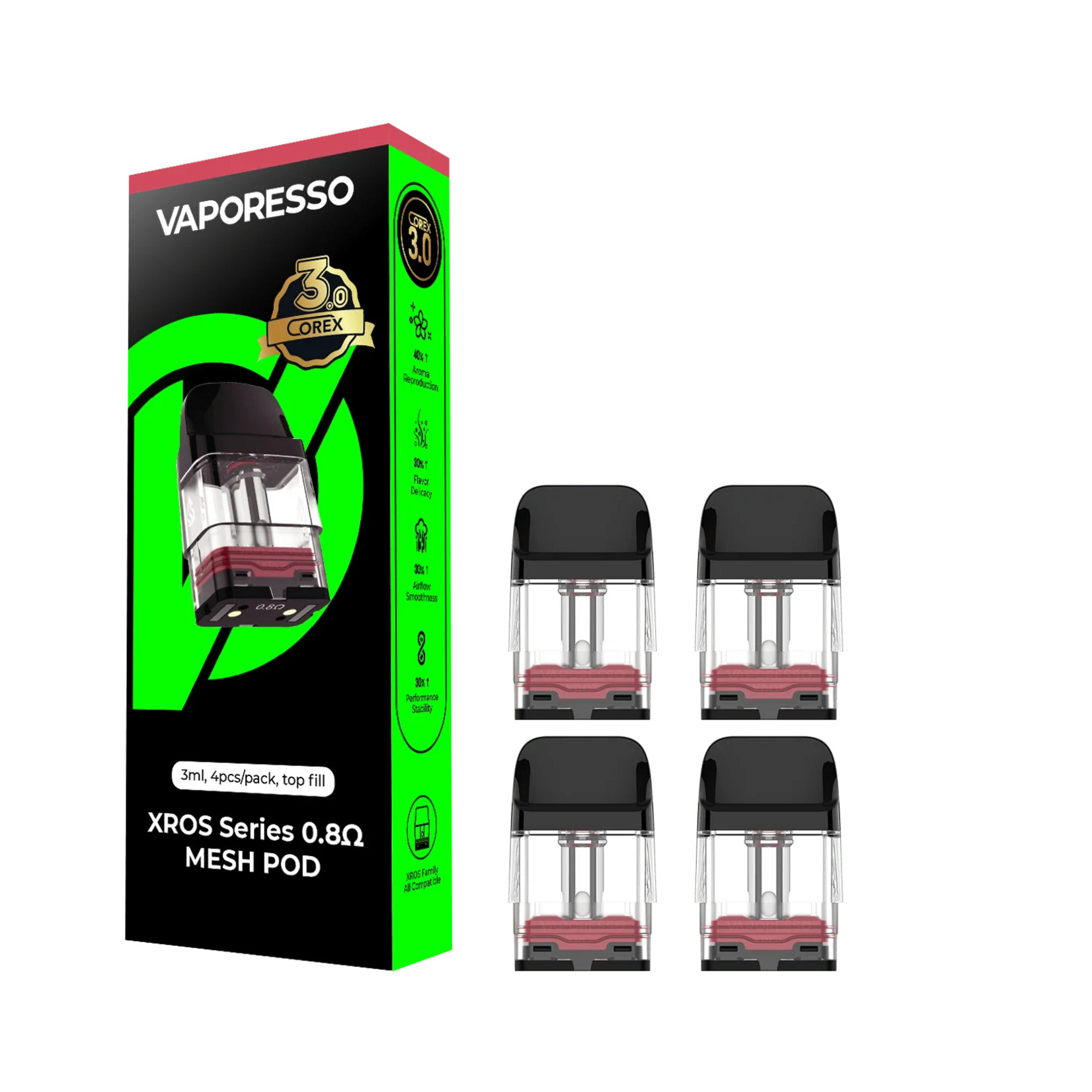 Vaporesso Xros Corex 3.0 4pk Replacement Pods