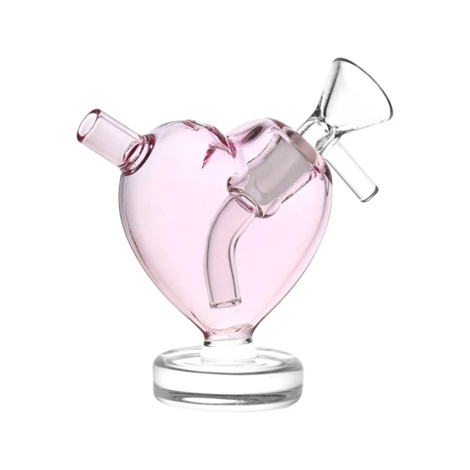 SeshGear 3" Mini From The Heart Glass Bubbler