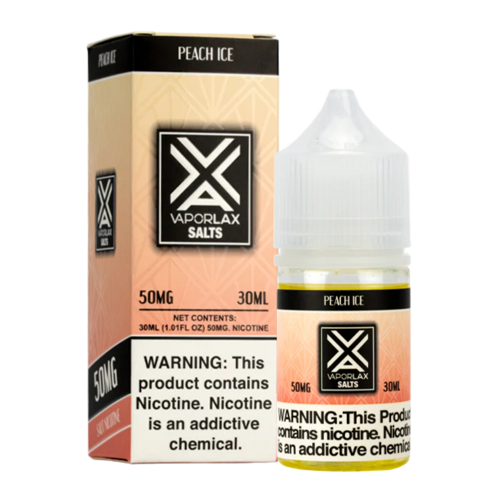 VaporLax Salts Peach Ice Nic Salt