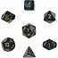 Chessex Lustrous: Poly Shadow/Gold (7)