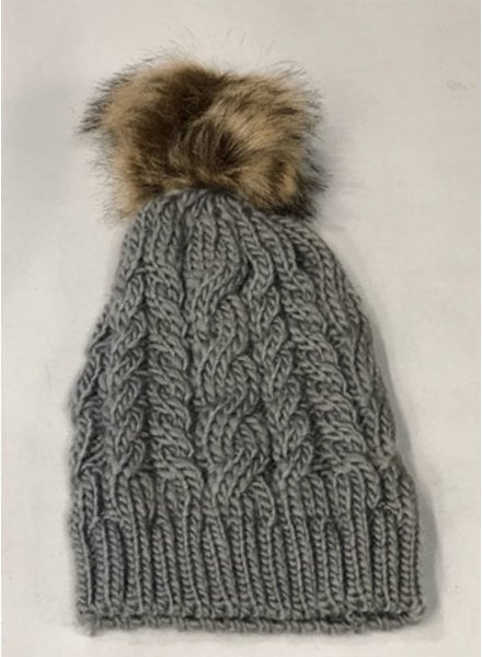 THE BRANDE GROUP THE BRANDE GROUP TUQUES POMPON 1- aw20 GREY
