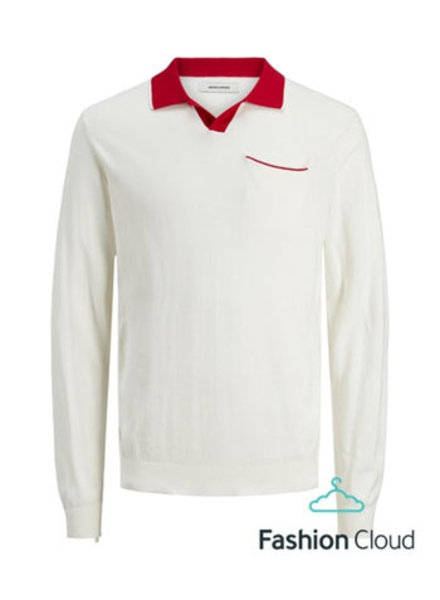 JACK & JONES JJANTON LS POLO KNIT