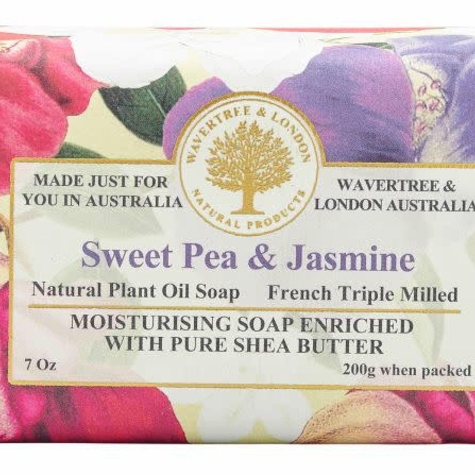 Wavertree & London Australia Sweet Pea Jasmine Soap 200g
