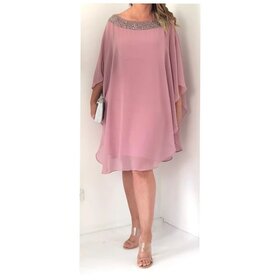 Miss Anne Beaded Neck Formal Dress