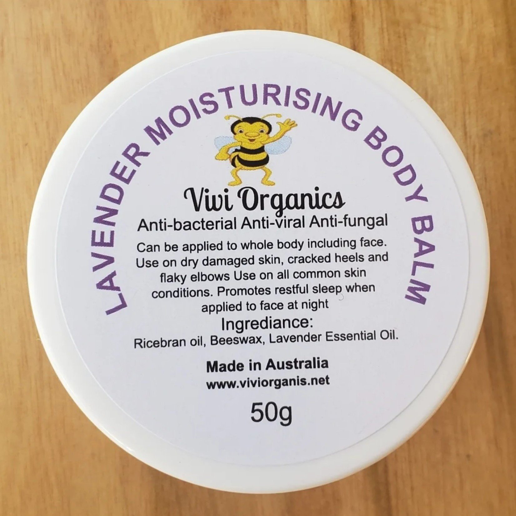 Vivi Organics Lavender Moisturising Body Balm