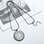 Little Secrets Tree Of Life Pendant Necklace Pewter/Silver