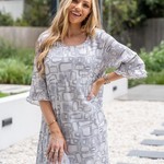 Willow Tree Abstract pattern Dress