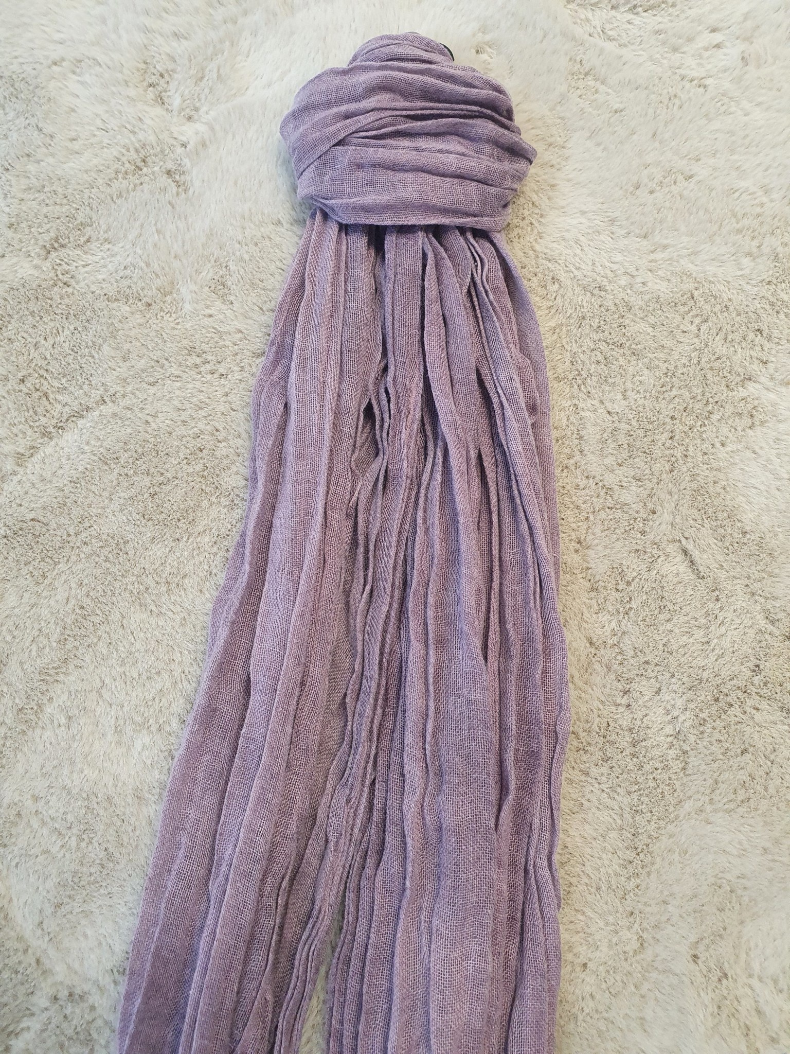 Little Secrets cheesecloth washed colour scarf