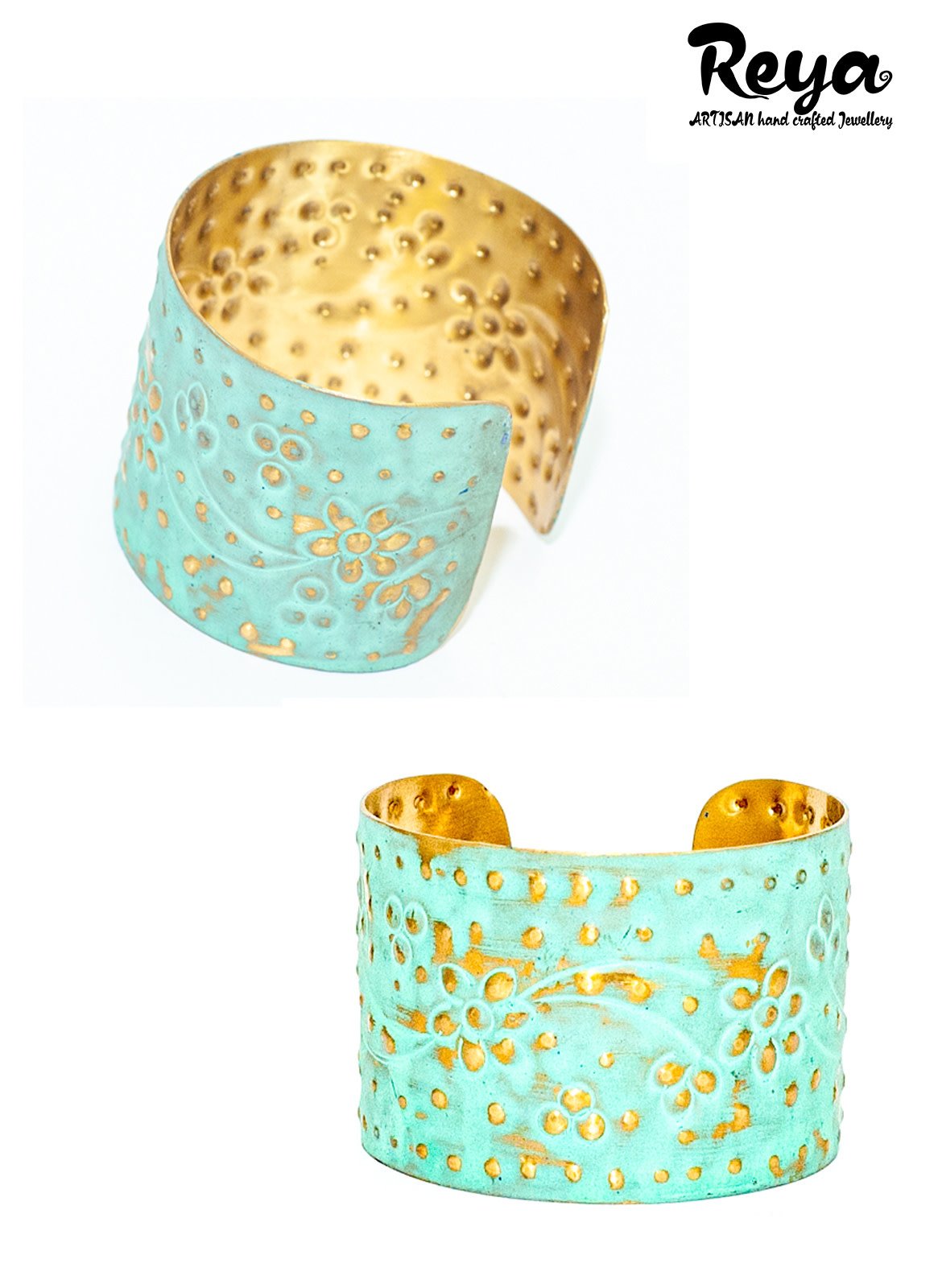 Reya Jewellery Reya Cuff Bracelet Metal Mystic India