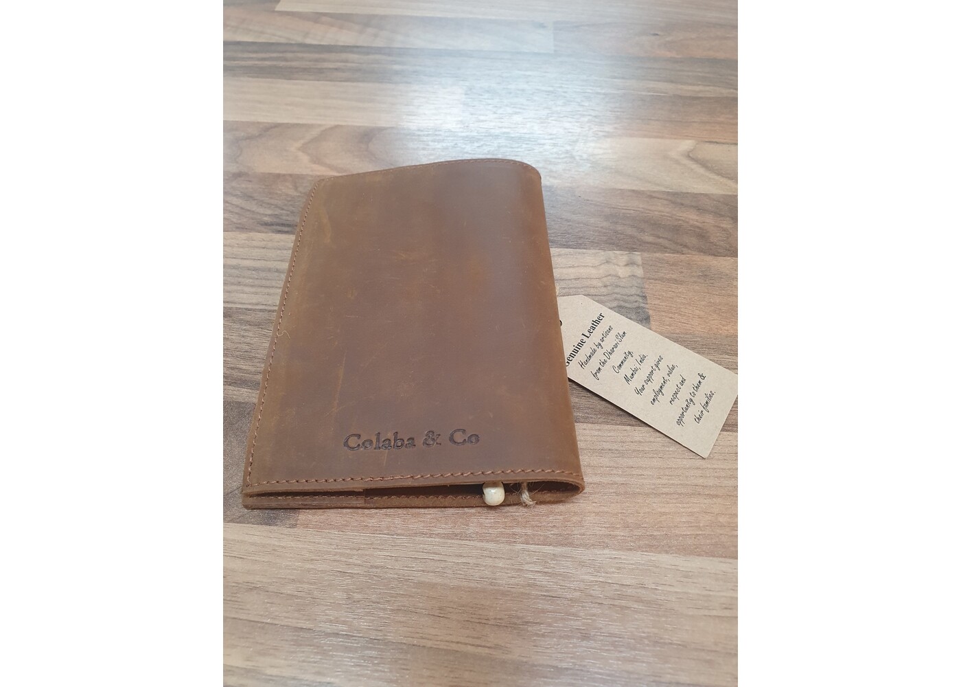 Colaba & Co Small Leather note book with handmade paper