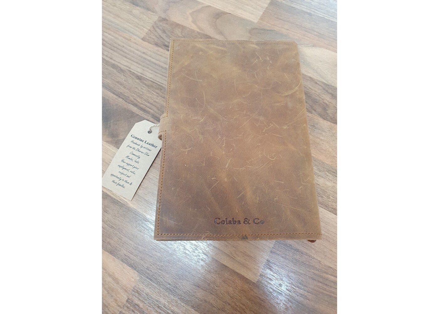 Colaba & Co Medium Leather notebook with handmade paper