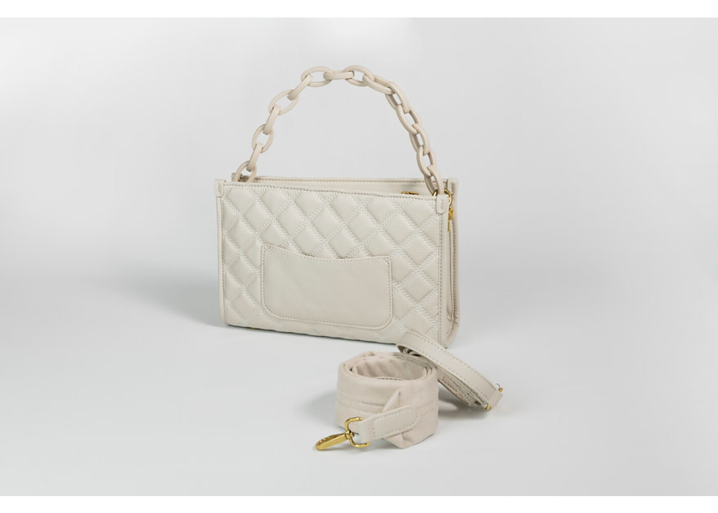 Zeneeba Diamond stitch handbag
