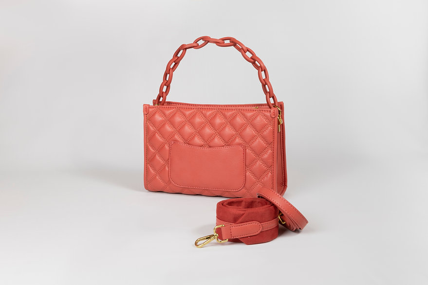 Zeneeba Diamond stitch handbag