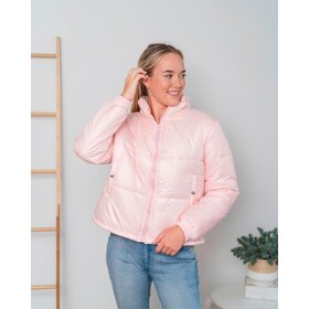 Willow Tree Puffer jacket in Pink or Sage