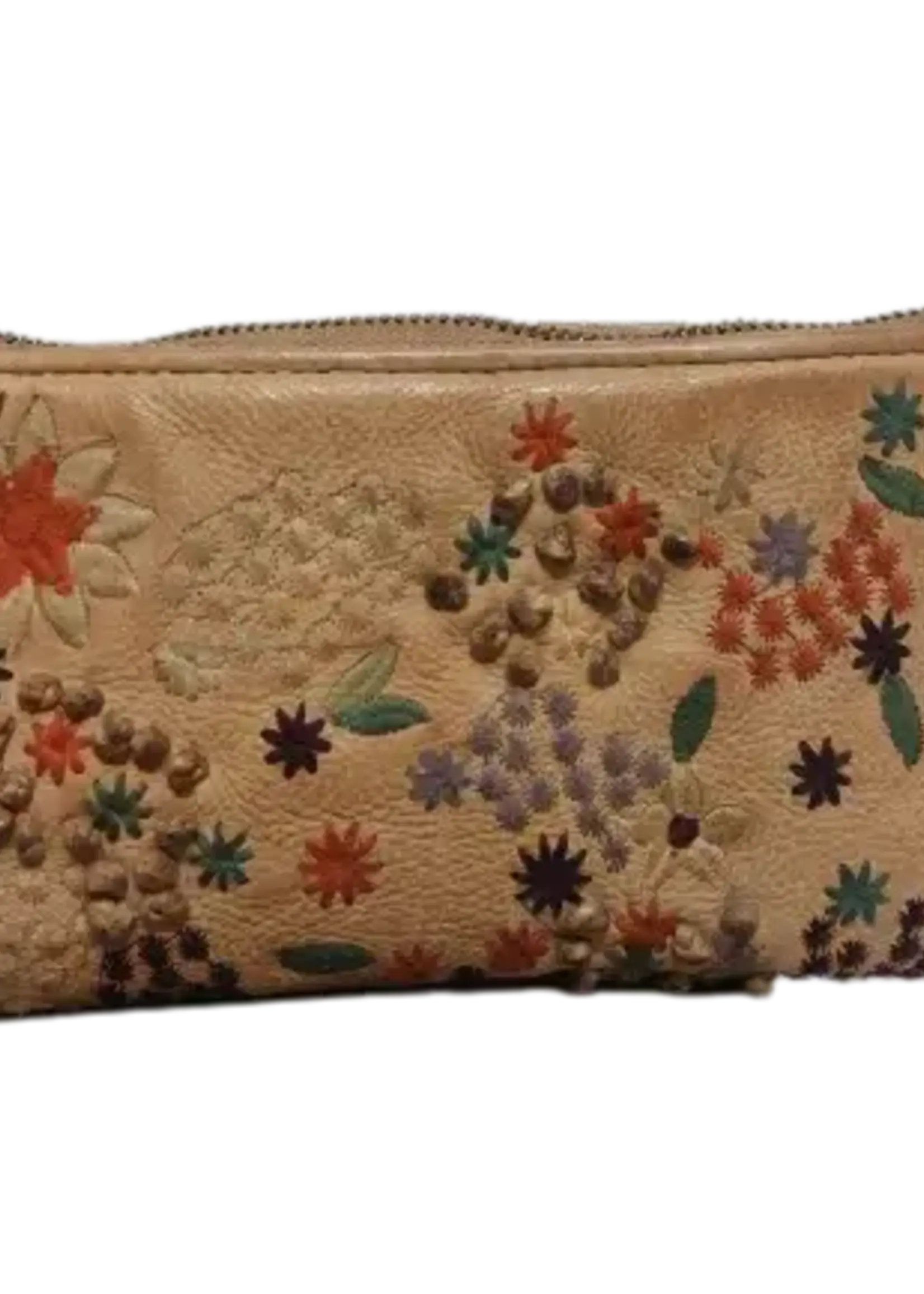 Art n Vintage Lulu zip wallet - Cream