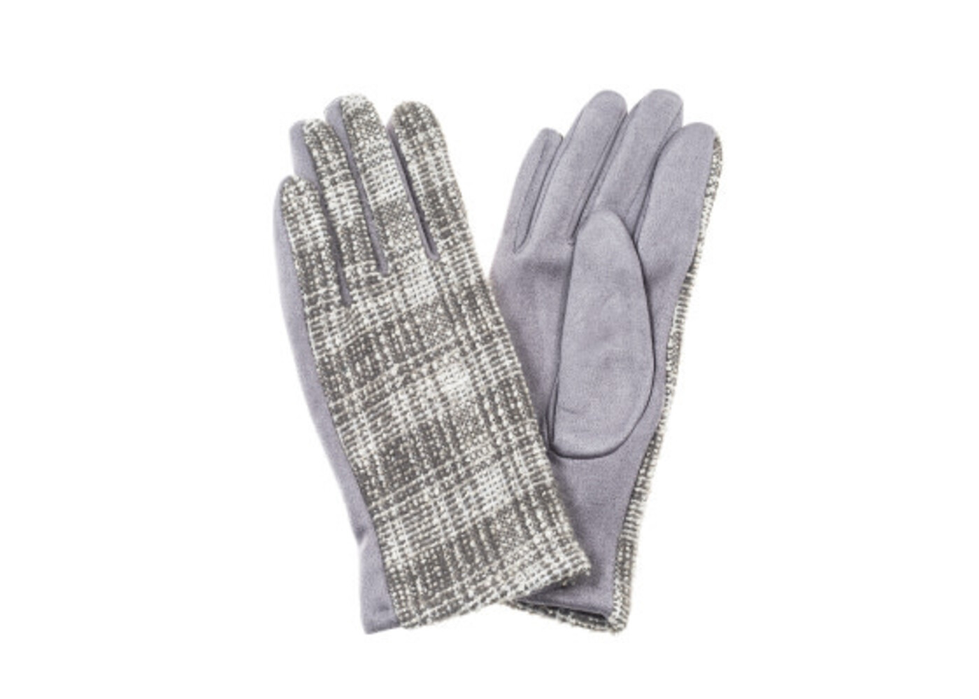 Ivys Clothing & Fashion Accessories Tartan pattern gloves