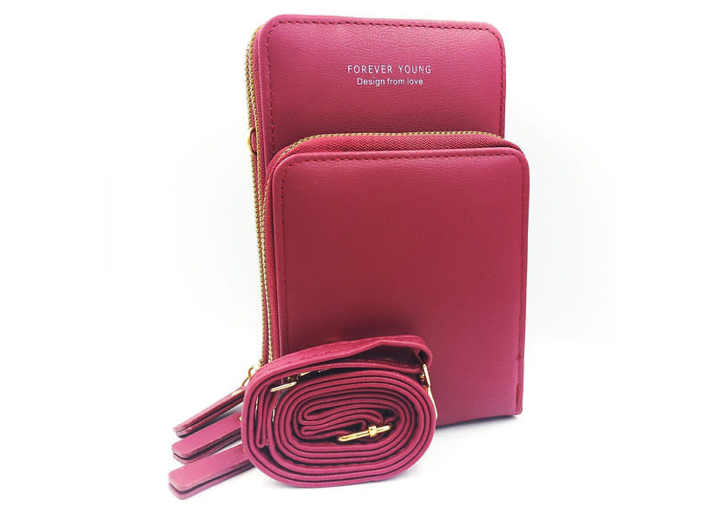Zeneeba 3 zip crossover handbag
