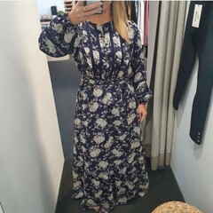 Lorraine Blue Floral Dress