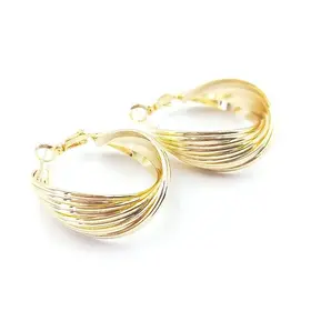 Little Secrets Classic gold hoop earrings