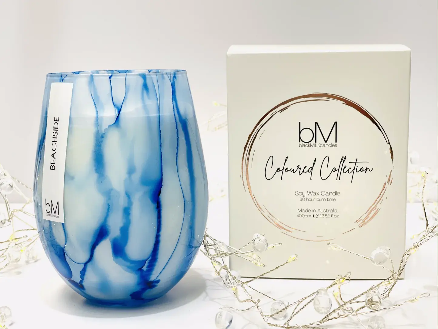 Blackmilk Candles Watercolour Blue - Beachside Candle