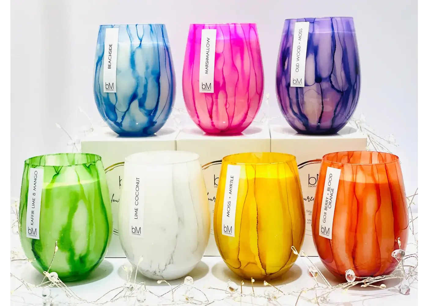 Blackmilk Candles Watercolour Blue - Beachside Candle